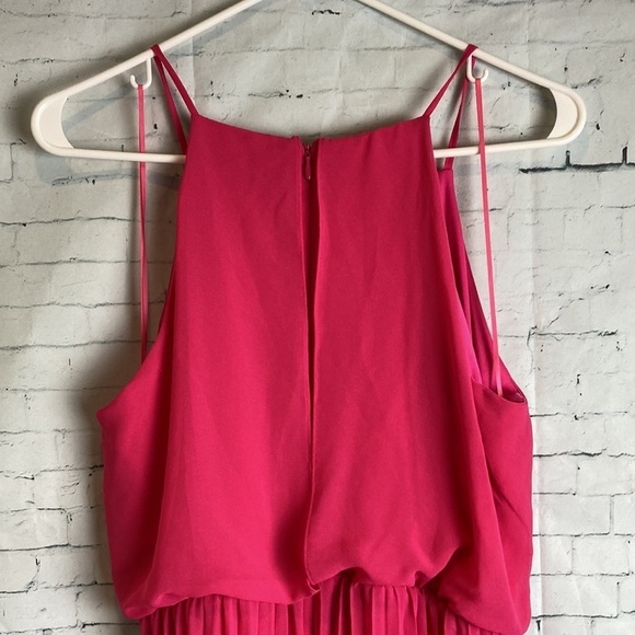 Sam Edelman NWT Women's Sleeveless Pleated Chiffon Maxi Dress S Workwear Office - Picture 13 of 15